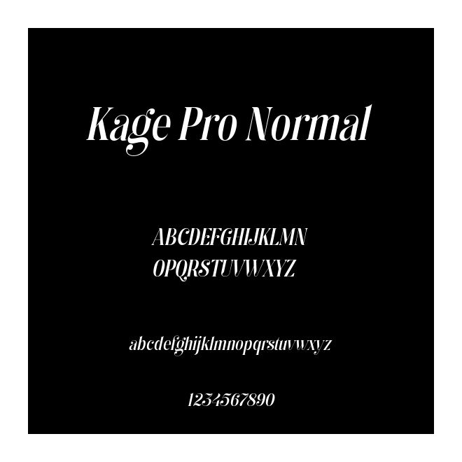 Kage Pro Normal