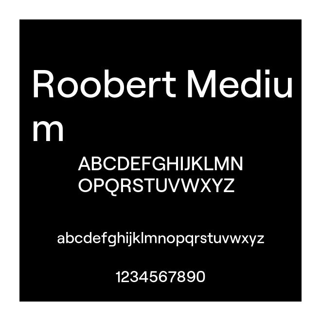 Roobert Medium