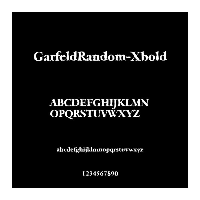 GarfeldRandom-Xbold