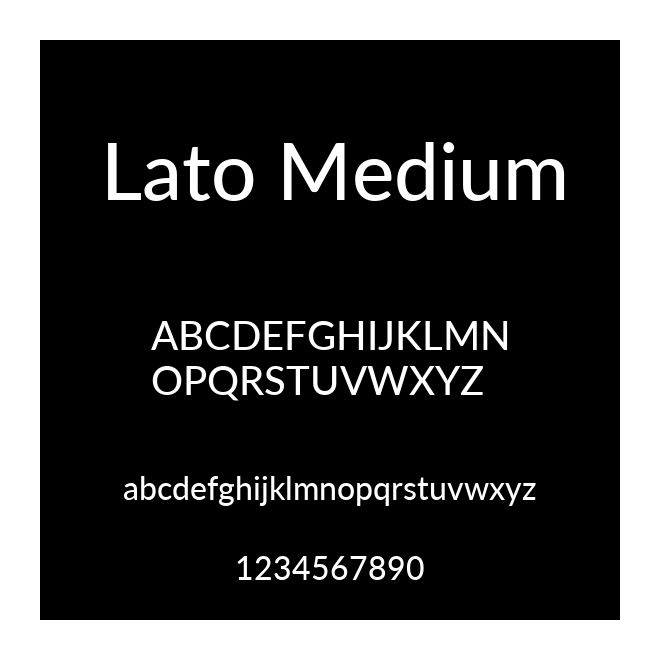 Lato Medium