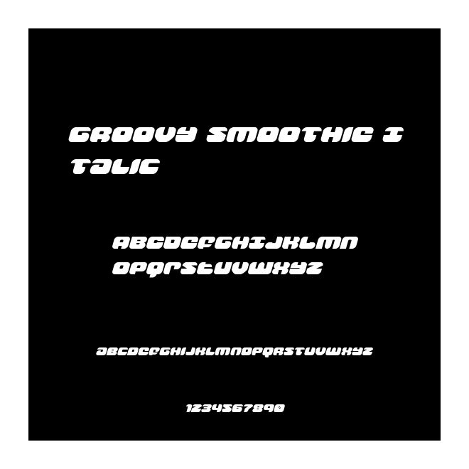Groovy Smoothie Italic