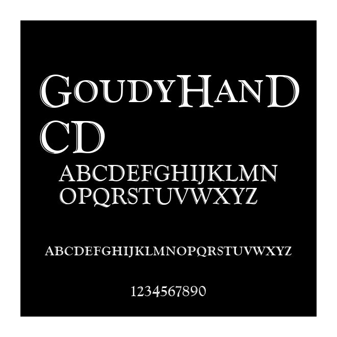GoudyHanDCD