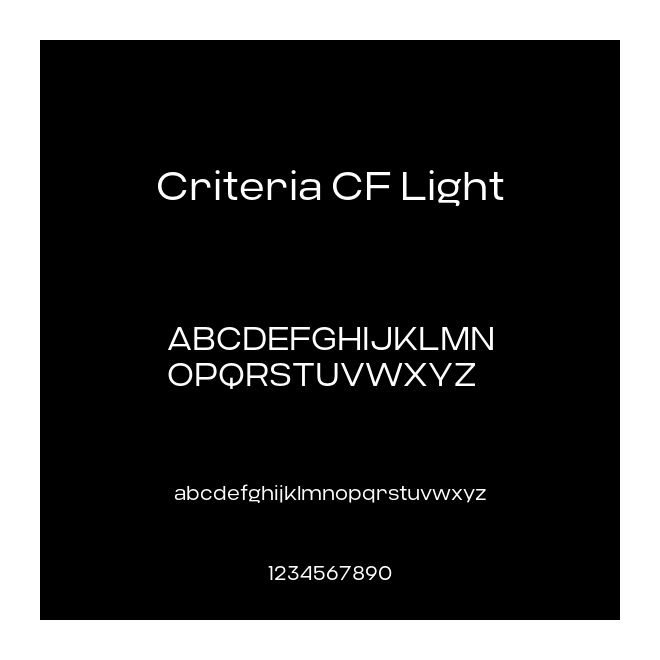 Criteria CF Light