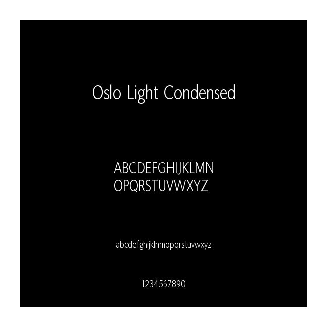 Oslo Light Condensed