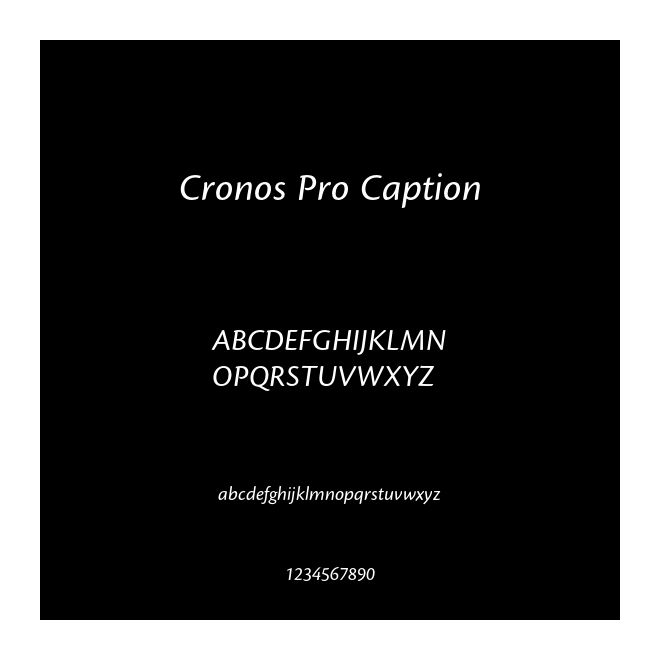 Cronos Pro Caption