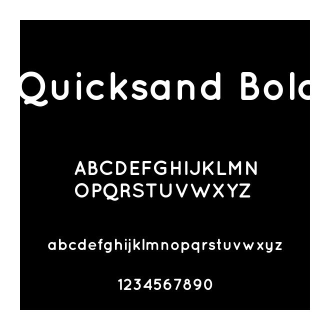 Quicksand Bold
