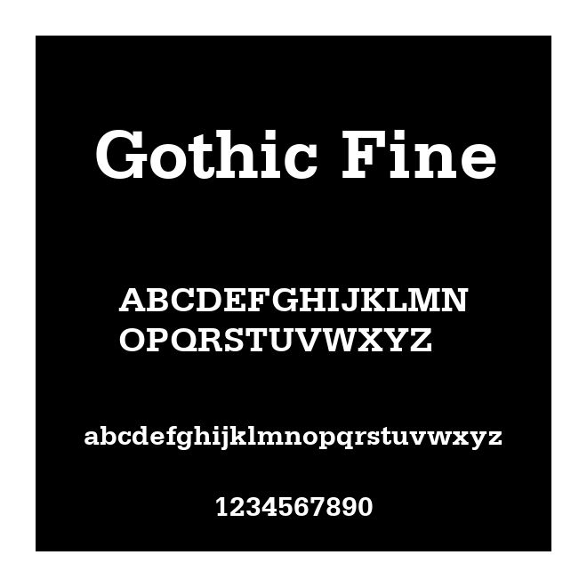 Gothic Fine