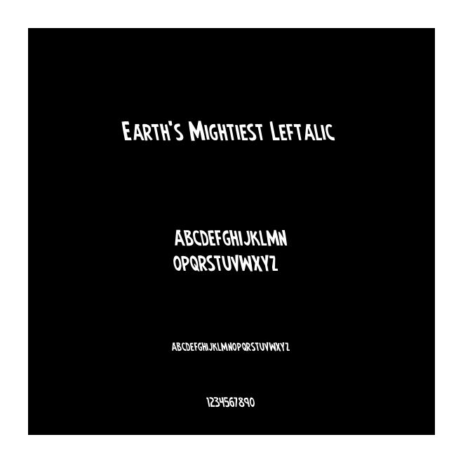Earth's Mightiest Leftalic