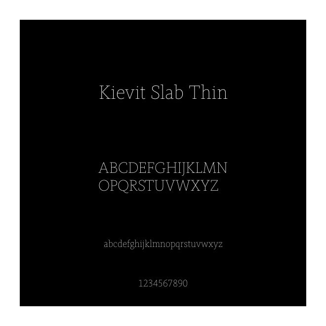 Kievit Slab Thin