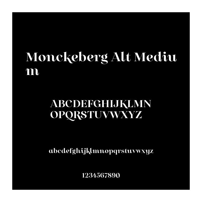 Monckeberg Alt Medium