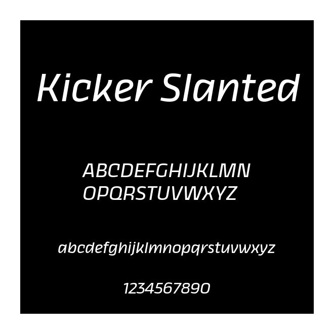 Kicker Slanted