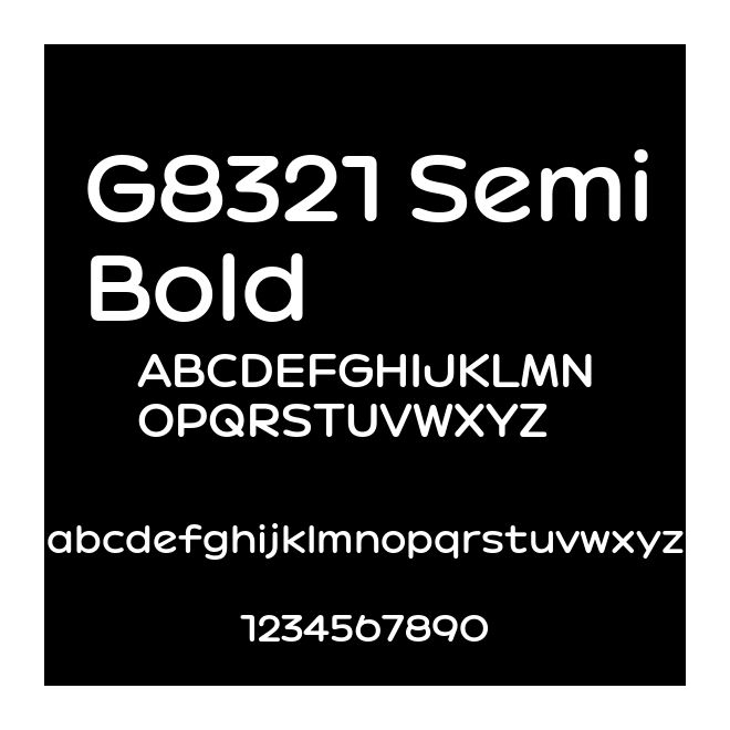G8321 SemiBold