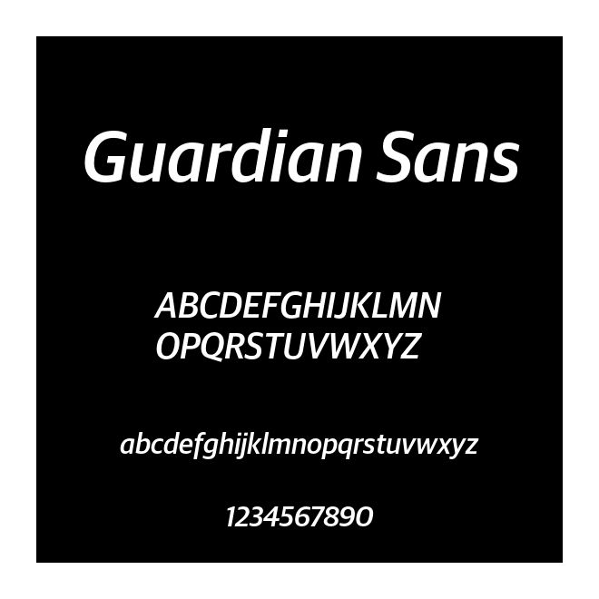 Guardian Sans