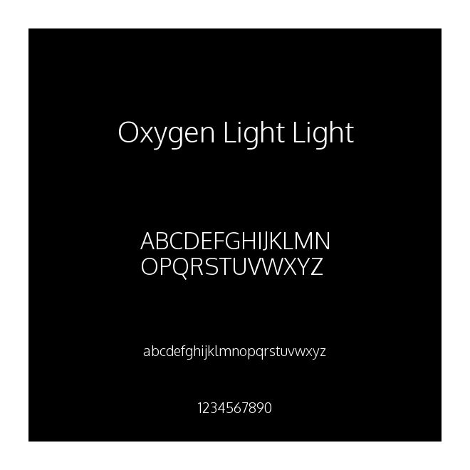 Oxygen Light Light