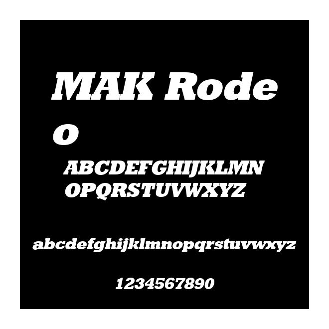 MAK Rodeo