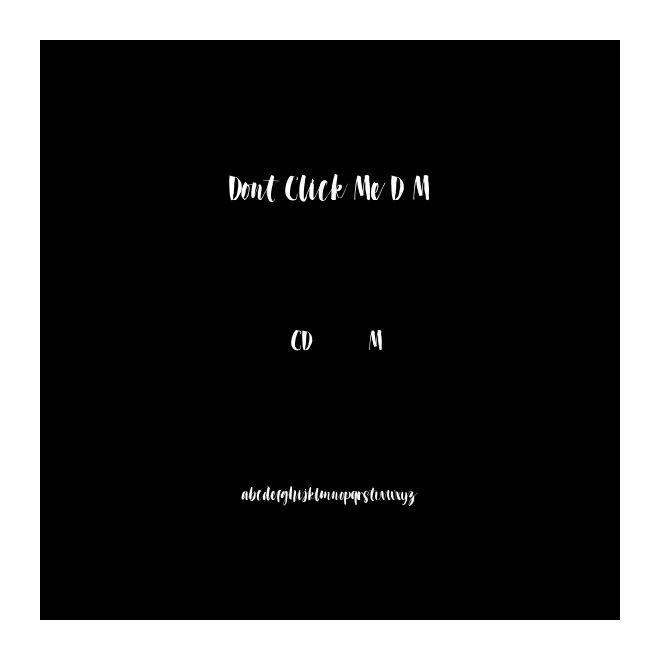 Dont Click Me DEMO