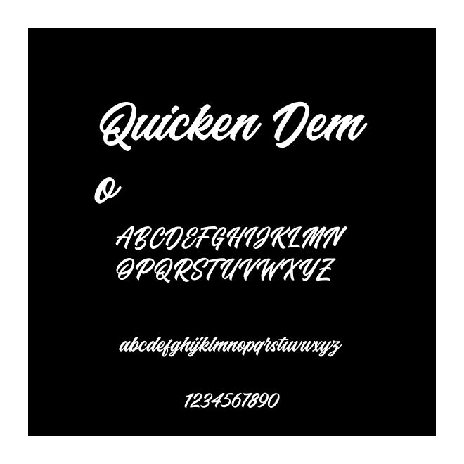 Quicken Demo