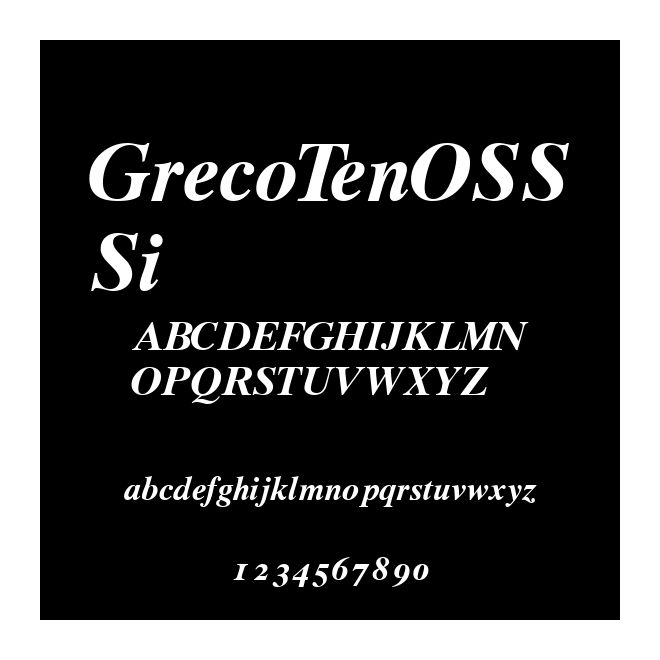 GrecoTenOSSSi