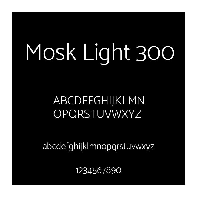 Mosk Light 300