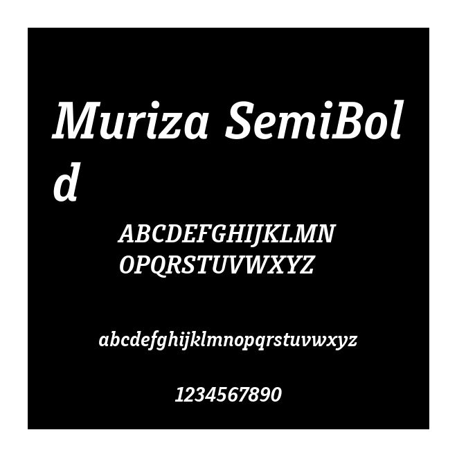 Muriza SemiBold