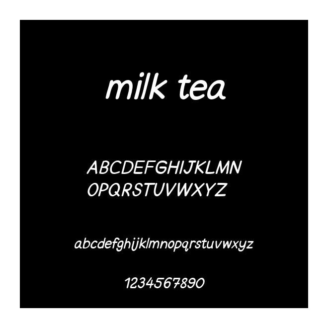 milk tea