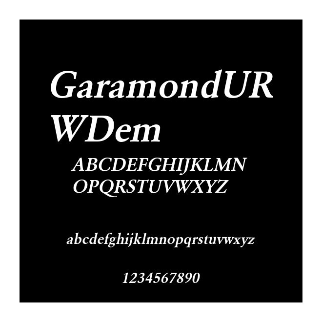 GaramondURWDem
