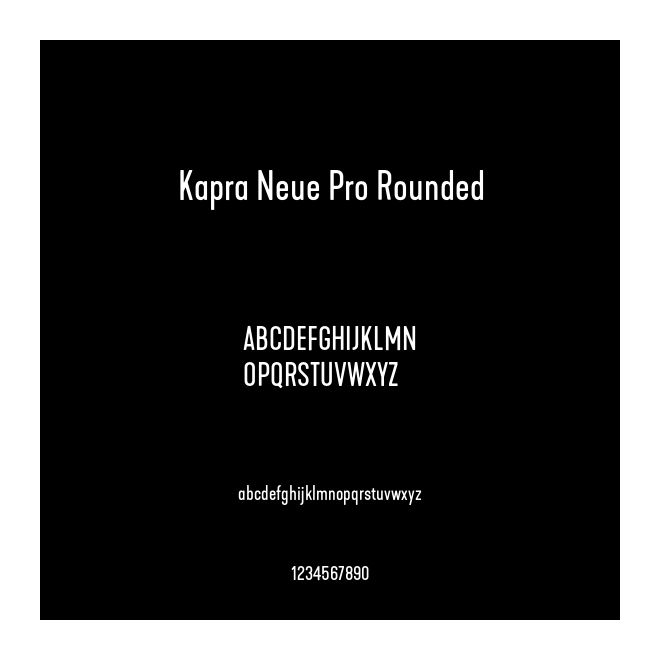Kapra Neue Pro Rounded