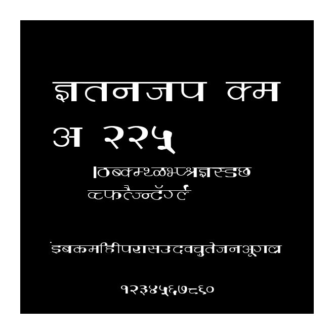 Kruti Dev 225
