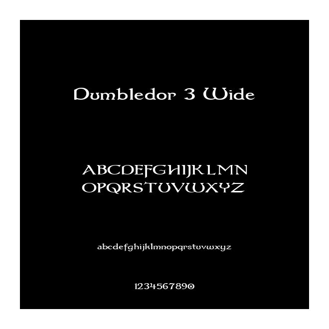 Dumbledor 3 Wide