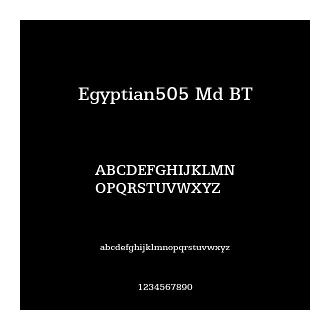 Egyptian505 Md BT