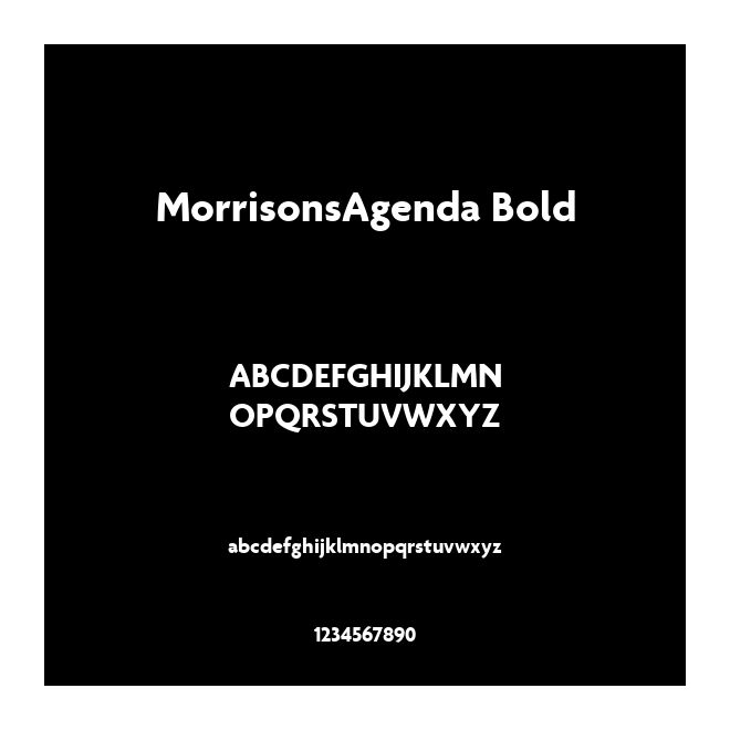 MorrisonsAgenda Bold