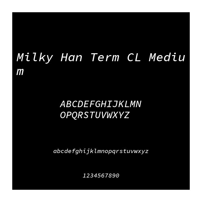 Milky Han Term CL Medium