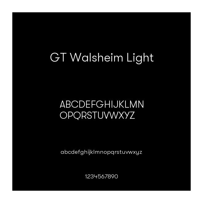 GT Walsheim Light