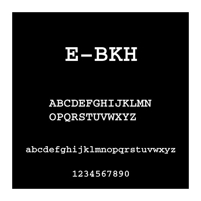 E-BKH