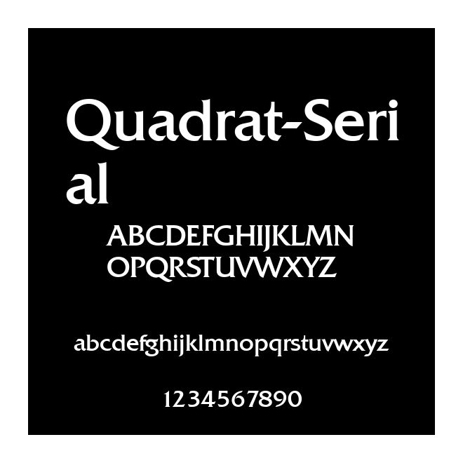 Quadrat-Serial