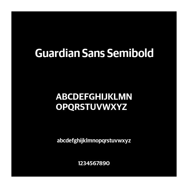 Guardian Sans Semibold