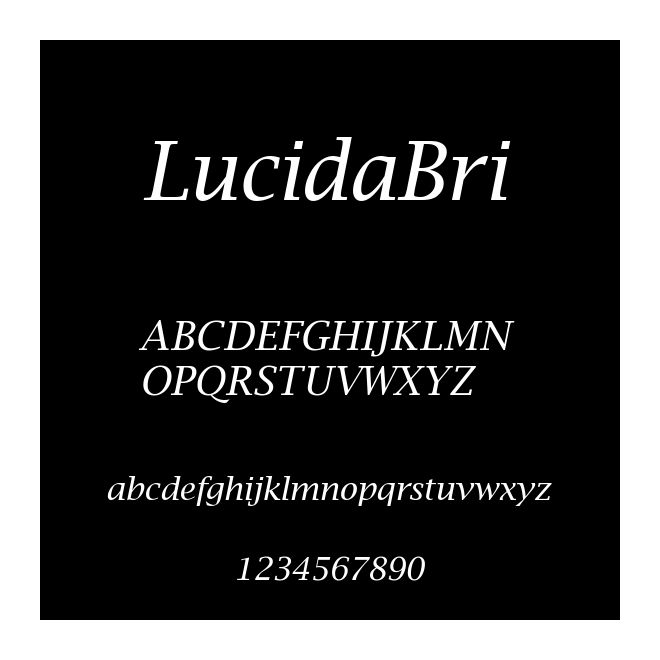 LucidaBri