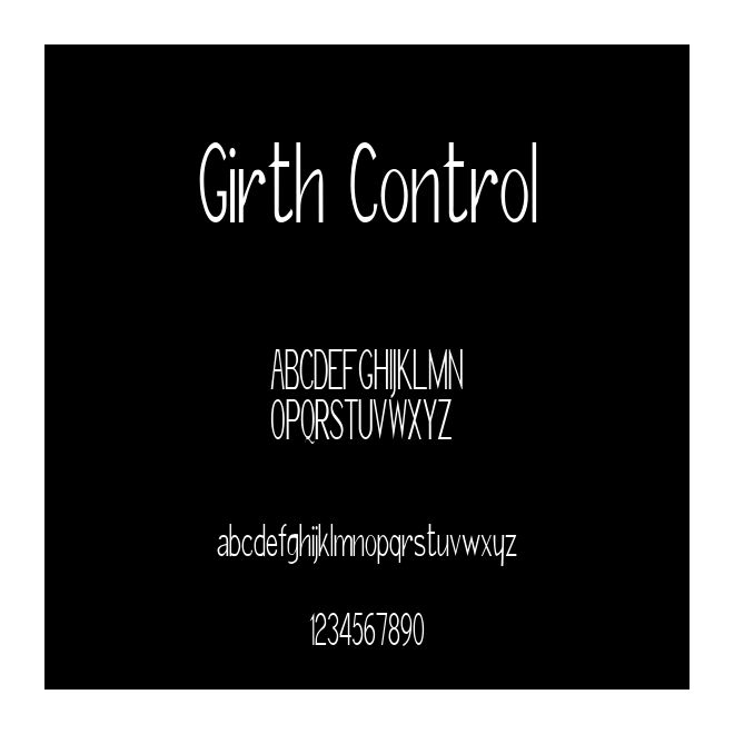 Girth Control