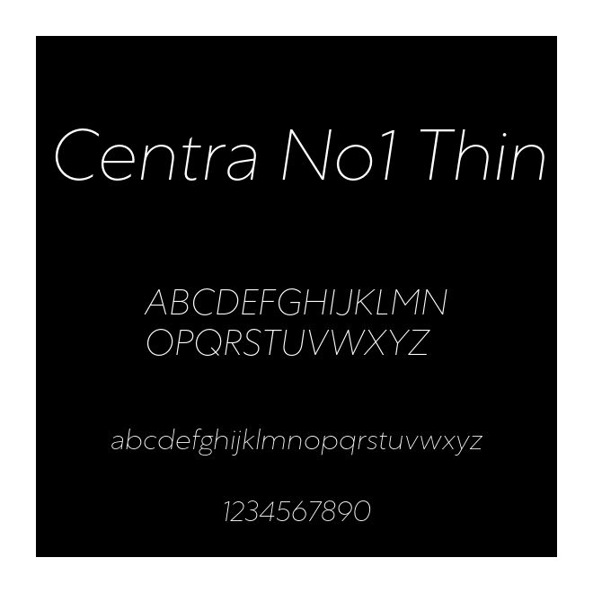 Centra No1 Thin