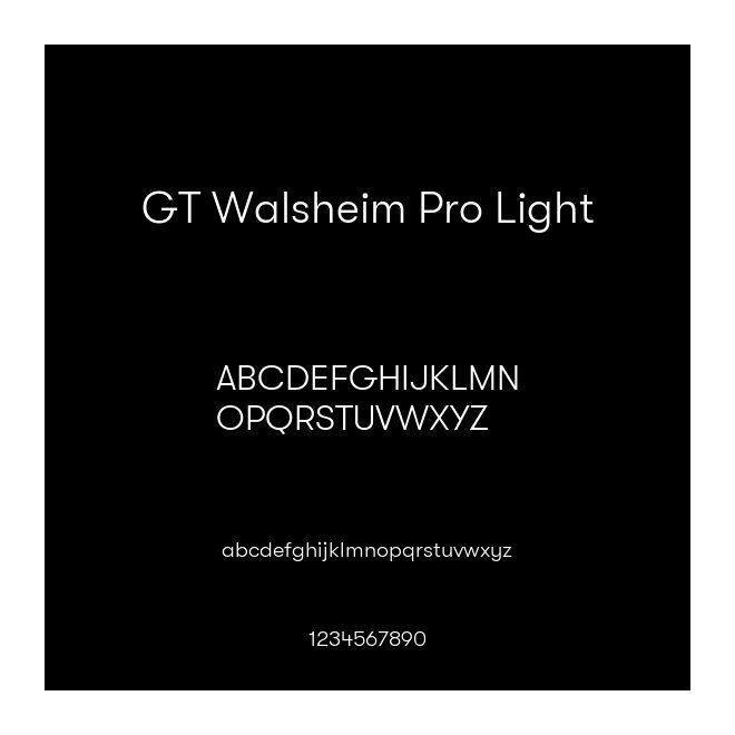 GT Walsheim Pro Light