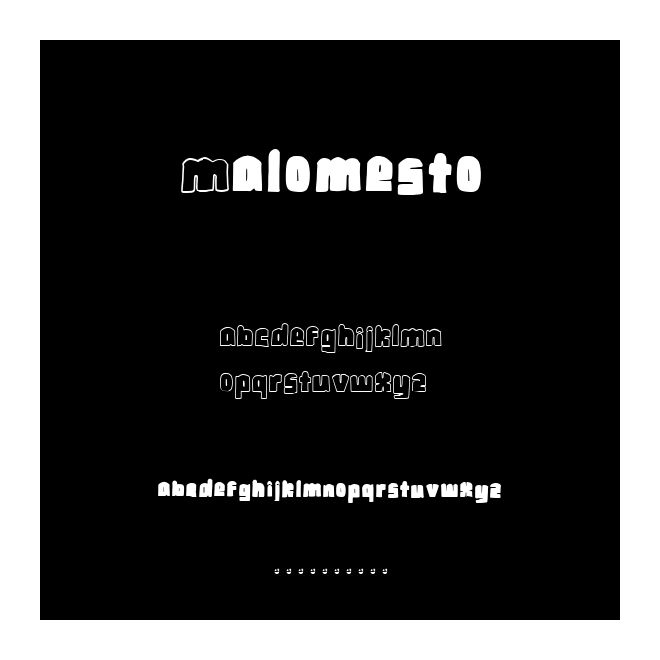 Malomesto