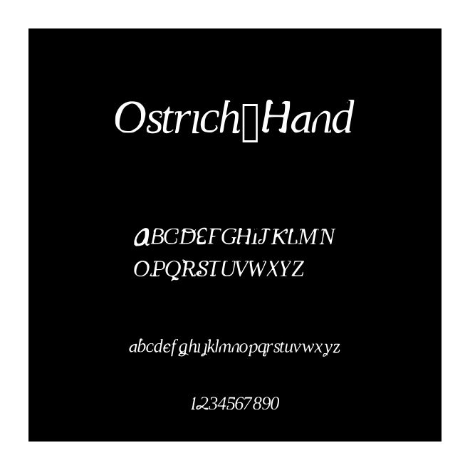 Ostrich_Hand