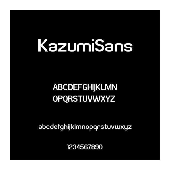 KazumiSans