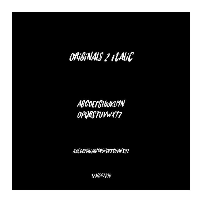 Originals 2 Italic