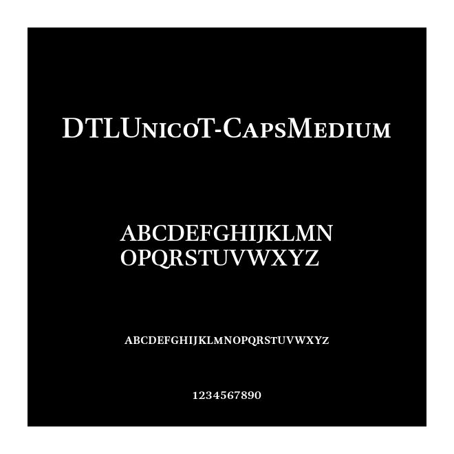 DTLUnicoT-CapsMedium