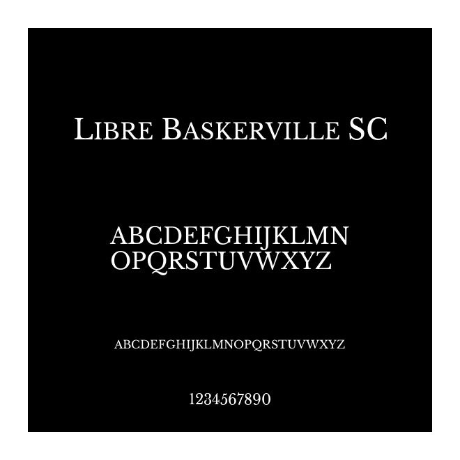 Libre Baskerville SC