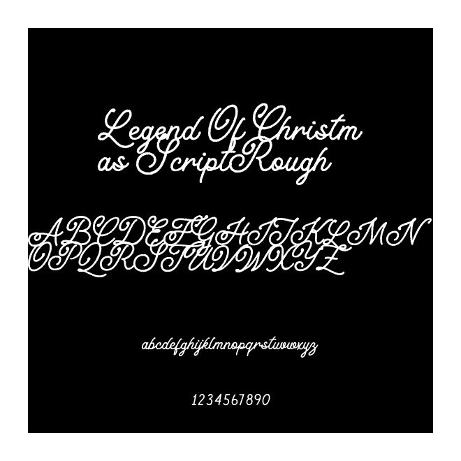 Legend Of Christmas ScriptRough