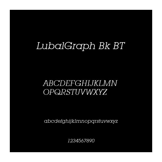 LubalGraph Bk BT