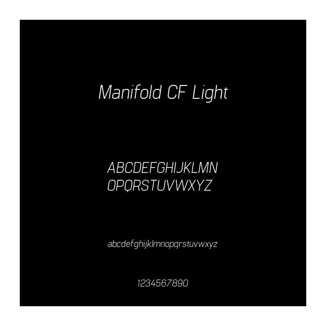 Manifold CF Light