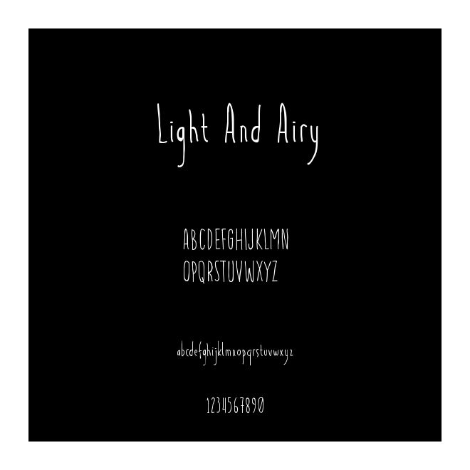 Light And Airy